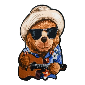 برچسب اتویی خرس گیتاریست