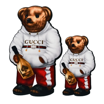 برچسب اتویی خرس gucci